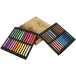 Ugreat - Craie de couleur Marley 24 36 48 couleurs bâton de teinture pour cheveux jetable bâton de peinture de couleur poudre de stylo de couleur (48