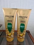 2 x 220ml Pantene PRO-V Smooth & Sleek Miracle Serum Hair Conditioner