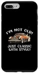 Coque pour iPhone 7 Plus/8 Plus Graphisme cadeau de voiture vintage I'm Not Old I'm Classic with Style