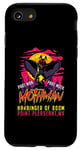 Coque pour iPhone SE (2020) / 7 / 8 Mothman Funny Cryptide Harbinger of Doom, mi-homme, mi-mois