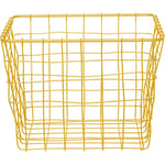 GELCO Design Fab Panier de Rangement Filaire, Métal, Or, 18 x 22 x 16.5 cm