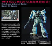 GUNDAM - 1/144 MS-06F-2 Zaku II F2 Zeon Ver. Model Kit HGUC # 105 Bandai