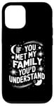 iPhone 12/12 Pro Funny Sarcastic If you Met my Family You'd Understand Family Case