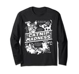 Catnip Madness Cute Kitten Funny Cat Pet Humor Long Sleeve T-Shirt