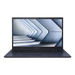 ASUS ExpertBook B1 B1502CVA-BQ0187X - Conception de charnière à 180 degrés Intel Core i7 1355U / jusqu'à 5 GHz Win 11 Pro Carte graphique Iris Xe 16 Go RAM 512 SSD NVMe 15.6" 1920 x 1080 (Full HD) Ethernet, Fast Gigabit IEEE 802.11b, 802.11a, 802.11g, 802.11n, 802.11ac, Bluetooth 5.3, 802.11ax (Wi-Fi 6) Wi-Fi 6, noir étoilé