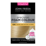 John Frieda Precision Foam Colour Coloration permanente en mousse Blond très clair, couverture uniforme parfaite, pour 1 application, jaune, 1 pièce (1 pièce)