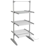 Electric Tower Clothes Airer 3 Tier XL Folding Heated Drying Rack Towel Dryer