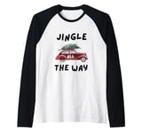 Jingle all the way on family moment Merry Christmas Raglan Baseball Tee