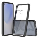 Musta Yhteensopiva Google Pixel 4A 5G Tpu + Akryylisuojakotelon Kanssa