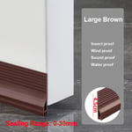 100cm Dörr Botten Tätningslist Draft Excluder STOR BRUN Large Brown