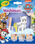 CRAYOLA Paw Patrol Washimals Single Pack | Collect 1 of Chase, Marshall, Skye, Rubble, Rocky or Zuma | Includes 2 Washable Markers & Brush | Kids Ages 3+