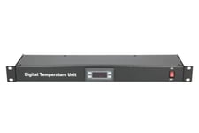 Extralink 19\" Rack Mount Thermostat Unit-, Termostat, Svart, Metall, 1U, Ac, 48,3 Cm (19")