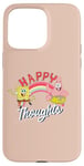 Coque pour iPhone 15 Pro Max SpongeBob SquarePants Patrick and SpongeBob Happy Thoughts