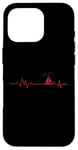 iPhone 16 Pro My Heart beats for Sailing Heart Line Case