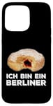 Coque pour iPhone 15 Pro Max Discours d'Ich Bin Ein Berliner Jelly Donut Cold War