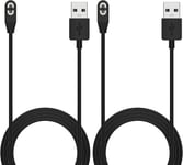 Lot de 2 chargeurs compatibles avec le chargeur AfterShokz Aeropex AS800/OpenComm ASC100SG,câble de charge USB 100 cm