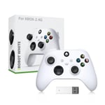 Trådlös Xbox-kontroll kompatibel med Xbox One, Xbox Series X, Xbox Series S, Xbox One X/S, Xbox Elite Series, Windows-spelkontroll White