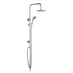 Ibergrif M20702 - Colonne de Douche sans Mitigeur, Système de Ensamble sans Robinet, Chromé, Argent