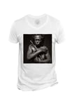 T-Shirt Homme Col V Miles Davis Jazz Trompette Artiste Jazzmen Tutu 80's