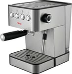 Machine pour Espresso et Cappuccino Dosettes et/ou café moulu AUTOSTOP pompe 15b