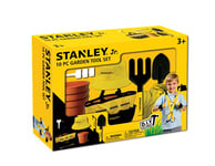 Stanley Jr. 10 Outils de Jardinage Inclus : truelle Manuelle G007-SY, Fourchette G009-SY, Sac à Outils, Chapeau de Soleil, 3 étiquettes G017-SY, 3 Pots de Plantation G018-SY