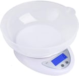 Weighing Scales Kitchen with Mixing Bowl, Multifunction Food Scale, Weigh Foo...