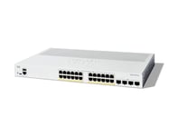 Cisco Catalyst C1300 Managed 24x1gbe 4xgbe Sfp Poe 195w Switch