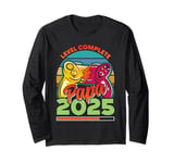 Dad-to-be LEVEL COMPLETE PAPA 2025 Gaming Vintage Long Sleeve T-Shirt