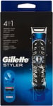 Gillette Styler 4-in-1 Clipper with 3 Interchangeable Combs + 1 Refill