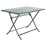 Table de jardin pliante rectangulaire Greensboro Vert olive - Vert olive - Hespéride