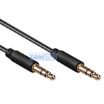 3.5mm Mini Stereo 1M SLIM Jack to Jack Plug Audio Headphone Car Aux Cable Lead