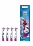 Braun Oral B - FROZEN Kids - Electric Toothbrush Replacement Heads - 4 Heads