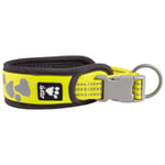 Hurtta Weekend Warrior Collar 25-45 Cm 25-35/4 cm, Neon Lemon cm unisex