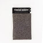 Bokbind tekstil glitter sort