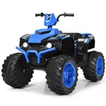 Kids Ride on ATV 12V Battery Powered Quad Bike Electric 4Wheel Vehicle Car Navy