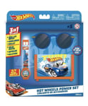 Hot Wheels Power Set 3 In 1 Accessories - Children's Watch Sunglasses and Wallet