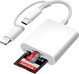 Lecteur De Carte Sd Pour Iphone, Lecteur De Carte Sd Usb C Pour Micro Sd/Sd, Adaptateur Micro Sd, Lecteurs Carte Mémoire Externes, Adaptateur De Carte Sd Pour Iphone, Ipad, Galaxy