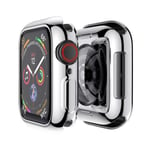 Apple Watch 7 41mm Skal Case Skärmskydd Silver silver