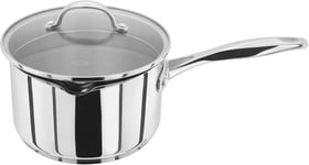 Stellar 7000 Draining Lid Stainless Steel Saucepan (18cm)