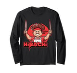 Hibachi Grill Teppanyaki Barbeque Japanese Cuisine Long Sleeve T-Shirt