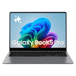 Samsung Galaxy Book5 Pro 16", Copilot+ PC, Ordinateur Portable avec IA, Processeur Intel Core Ultra 7, Mémoire 16 Go RAM, Stockage 512 Go, Clavier AZERTY FR, Anthracite