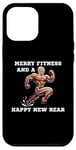 iPhone 12 Pro Max Merry Fitness Happy New Rear Workout Christmas Cookie Case