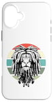 iPhone 16 Plus Lion dreadlock mane majestic animal creative powerful strong Case