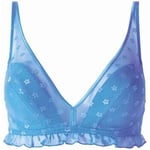 Rembourrés Brigitte Bardot  Soutien-gorge ampliforme coques souples bleu Podium