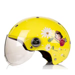 Casque de vélo léger, Casque de sécurité Sportif, résistance aux Chocs, Respirant, Planche à roulettes à vélo, Roues de Planche à roulettes (56cm ~ 61cm) Yellow-M