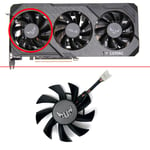 Ventilateur de refroidissement TUF Gaming Bery Jas5700,jas5700XT pour ASUS TUF Gaming Bery RX 5700 XT RX 5700 XT,sur mesure,T128015BU,08015S12HH,75mm - Type 4PIN