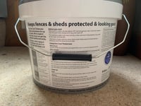 RONSEAL One Coat Timbercare Dark Oak Fence Paint / Shed Paint, Large 9 Litre Tub