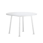 Massproductions - Landa Table - H730, Round D1100, White Laminate - White - Matbord - Chris Martin - Vit - Laminat