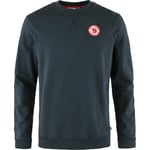 Fjällräven 1960 Logo Badge Sweater Men sweatshirt Dark Navy-555 S - Fri frakt