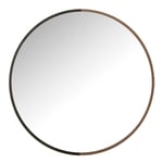 Miroir Mural Rond "Alicia" 40cm Noir